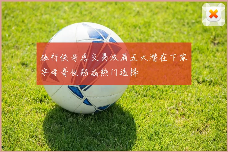 独行侠考虑交易浓眉五大潜在下家字母哥快船成热门选择